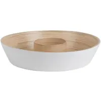 PT Living Serveerschaal Puro Chip & Dip Bamboo White