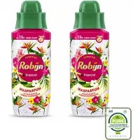 Robijn 2 x – Wasparfum – Tropical – 342 ml - Grootverpakking - Vaatwasstrips - Wasparfum - Tropisch - Geur - Wasmiddel - Wasparfum Tropisch
