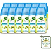 Air Wick 12 x Freshmatic - Luchtverfrisser Navulling - Pure Essentiële Oliën Verfrissend - 250ml - Wasstrips - Luchtverfrisser - Geurverspreider - Essentiële Oliën - Frisse Geur - Automatische Geur
