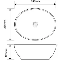 Linea Uno Durva 35 - Mat wit - Waskom