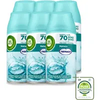 Air Wick 6 x - Luchtverfrisser Navulling - Nenuco - Automatische Spray - 250 ml - Grootverpakking - Vaatwasstrips - Luchtverfrisser - Geurverspreider - Nenuco - Automatische Spray - Geurneutralisatie