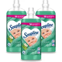 Soupline 3 x - Wasverzachter - Aloë Vera - 56 Wasbeurten - 1.3L - Voordeelverpakking - 3 stuks
