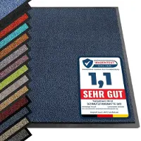Markenlos Vliegenhor voor deur, 205x185 cm, wit. Magnetisch vliegenhor voor balkondeur, dubbele deur – Geen boren nodig, plakmontage, lichtdoorlatend, niet op maat te snijden