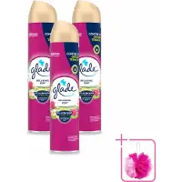 Glade 3 x - Luchtverfrisser Spray - Relaxing Zen - 300 ml - Bulkverpakking - Luchtverfrisser - Douchemop - Ontspanning