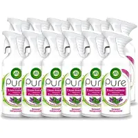Air Wick 12 x Pure - Luchtverfrisser Spray - Essentiële Oliën - Lavendel - 250ml - Voordeelverpakking - 12 stuks
