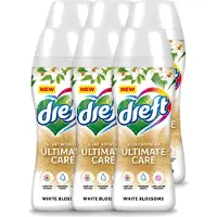 Dreft 6 x - Ultimate Care - Wasverzachter - Geurbooster - Gekleurde Was - Witte Bloem - 15 Wasbeurten - Voordeelverpakking - 6 stuks