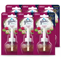 Glade 6 x - Navulling Elektrische Olie - Relaxing Zen - Zonder Houder - Voordeelverpakking - 6 stuks