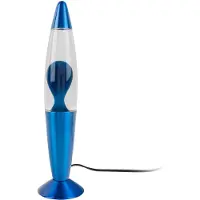 Leitmotiv Funky Rocket Lava Tafellamp | 1x E14 R39 20W | Blue