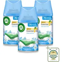 Air Wick 3 x - Luchtverfrisser Navulling - Fris Linnen & Lila - Automatische Spray - 250 ml - Wasstrips - Luchtverfrisser - Frisheid - Geur - Geurverspreiding - Automatische Geur