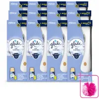 Glade 12 x - Startset Automatische Spray - Pure Clean Linen - 269 ml - Bulkverpakking - Geur versgewassen linnengoed - Douchemop - Geur Pure Clean Linen