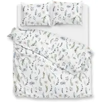 Zohome Zo Home Dekbedovertrek Katoen Severine - white 200x200/220cm