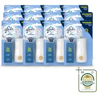 Glade 12 x - Houder Touch & Fresh - Pure Clean Linen - 10 ml - Wasstrips - Luchtverfrisser - Geurhouder - Frisse Geur - Geur In Badkamer - Geur In Toilet