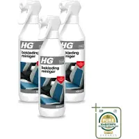 Hg 3 x - Garage - Bekledingreiniger - Met Vuilafstotende Werking - 500 ml - Wasstrips - Bekleding Reinigen - Vlekken Verwijderen - Vuilafstotend - Auto Bekleding Reinigen - Caravan Bekleding Reinigen