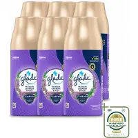Glade 6 x - Automatische Spray - Tranquil Lavender & Aloë - 269 g - Wasstrips - Luchtverfrisser - Lavendel - Tranquil Lavender - Aloe Vera - Geur