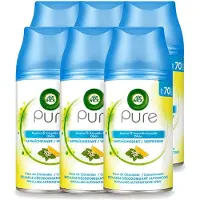 Air Wick 6 x Freshmatic - Luchtverfrisser Navulling - Pure Essentiële Oliën Verfrissend - 250ml - Voordeelverpakking - 6 stuks