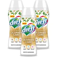 Dreft 3 x - Ultimate Care - Wasverzachter - Geurbooster - Gekleurde Was - Witte Bloem - 15 Wasbeurten - Voordeelverpakking - 3 stuks