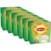 Lipton Green Tea Madarin & Orange - Multipack - Tee - 120 (6x20) Zakjes