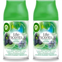 Air Wick 2 x - Life Scents - Luchtverfrisser Navulling - Boswateren - Automatische Spray - 250 ml - Voordeelverpakking - 2 stuks
