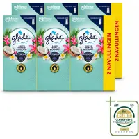 Glade 6 x - Touch & Fresh - Exotic Tropical Blossoms - 2x 10 ml - Wasstrips - Luchtverfrisser - Geur - Geurbeleving - Frisheid - Geur In Huis