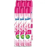 At Home 6 x – Luchtverfrisser Spray – Cherry Blossom – Fris Bloemig - 400 ml - Voordeelverpakking - 6 stuks