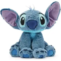 Disney Store officiële middelgrote Stitch-knuffel voor kinderen uit, 38 cm, knuffelbaar personage met pluizige textuur, geborduurde details en hangoren, geschikt vanaf de geboorte