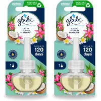 Glade 2 x - Navulling Elektrische Olie - Exotic Tropical Blossoms - Zonder Houder - Voordeelverpakking - 2 stuks
