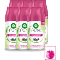 Air Wick 6 x – Navulling – Ontspannend – 250 ml - Bulkverpakking - Ontspannend - Douchemop - Rustgevend