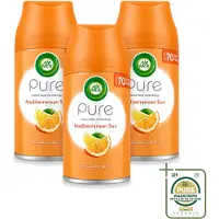 Air Wick 3 x - Luchtverfrisser Navulling - Mediterrane Zon - Automatische Spray - 250 ml - Wasstrips - Luchtverfrisser - Geur - Automatische Spray - Navulling - Zon
