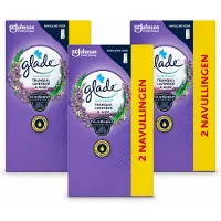 Glade 3 x - Touch & Fresh Navulling - Tranquil Lavender & Aloë - 2 × 10 ml - Voordeelverpakking - 3 stuks