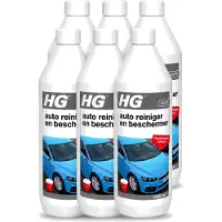 Hg 6 x - Autoreiniger & Beschermer - Houdt Langer Schoon - 50 tot 60 Wasbeurten - 1L - Voordeelverpakking - 6 stuks