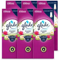 Glade 6 x – Touch & Fresh Navulling – Relaxing Zen – 10 ml - Voordeelverpakking - 6 stuks