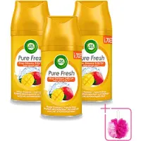 Air Wick 3 x Freshmatic - Luchtverfrisser Navulling - Tropische Mango - 250ml - Bulkverpakking - Tropische Mango - Douchemop - Geurverspreider