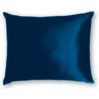 Silk Heaven Zijden Kussensloop Deep Ocean - 19MM - - 60x60cm / Hotelsluiting