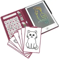KIDYWOLF LCD Tekentablet Kidydraw Mini Tiny - Fuchsia | van