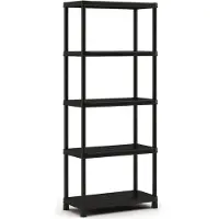 Keter Kunststof Stellingkast Plus - Opbergrek - 80x40x187cm - zwart