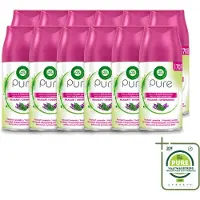 Air Wick 12 x – Navulling – Ontspannend – 250 ml - Grootverpakking - Vaatwasstrips - Ontspannend - Rustgevend - Frisheid - Geur - Parfum