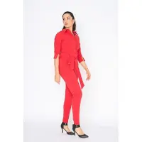 MI PIACE - Travel Uni Jumpsuit Patricia Red 2033 - Maat : M