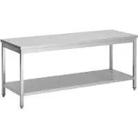 CombiSteel Werktafel - Bodemschap - 70cm breed - RVS - - 7812.0040 - Horeca & Professioneel