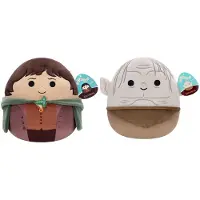 Squishmallows Lord of the rings Frodo + Gollum 25cm knuffels - Set van 2 - Lord of the rings knuffels