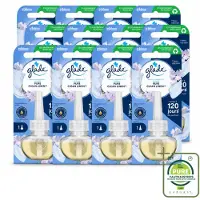 Glade 12 x - Navulling Elektrische Olie - Pure Clean Linen - Zonder Houder - Grootverpakking - Vaatwasstrips - Geur - Linen - Sfeer - Geurafgifte - Essentiële Oliën