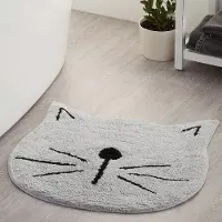Go Go Gadget - Bad- & Douchematten - Anti slip - Grijze kat