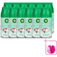 Air Wick 12 x – Navulling – Freshmatic Jasmijn & Appelbloesem – 250 ml - Bulkverpakking - Lentedauw - Douchemop - Geur