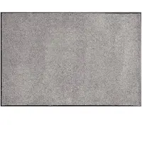 ANRO Deurmat Amigo Grijs 120x80cm – Schoonloopmat Antislip Wasbaar Voordeur Hal Binnen