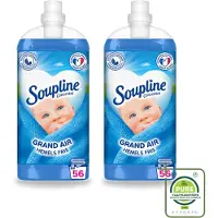 Soupline 2 x - Wasverzachter - Hemels Fris - 1350 ml - Grootverpakking - Vaatwasstrips - Wasverzachter - Wasgoed - Frisheid - Wasmachine - Kleding Verzorgen