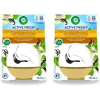 Air Wick 2 x Decosphere - Luchtverfrisser - Vanille & Kamperfoelie - 75ml - Voordeelverpakking - 2 stuks