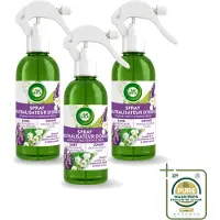 Air Wick 3 x – Luchtverfrisser Spray – Active Fresh Lavendel & Lelie – 237 ml - Wasstrips - Luchtverfrisser - Geur Neutraliseren - Natuurlijke Geur - Lavendel - Lelie