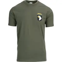 101 Inc Fostex Garments - T-shirt 101st Airborne (kleur: Groen / maat: S)