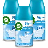 Air Wick 3 x - Luchtverfrisser Navulling - Bloem & Fris - Automatische Spray - 250 ml - Voordeelverpakking - 3 stuks