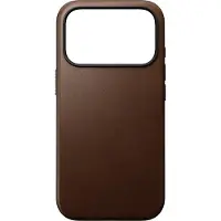 Nomad Modern Leather Case met MagSafe voor de Apple iPhone 18 Pro Max / 17 Pro Max - Brown