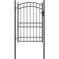 vidaXL Hekpoort EMMEN 104 x 136 cm Vergrendelbaar Poedercoated staal